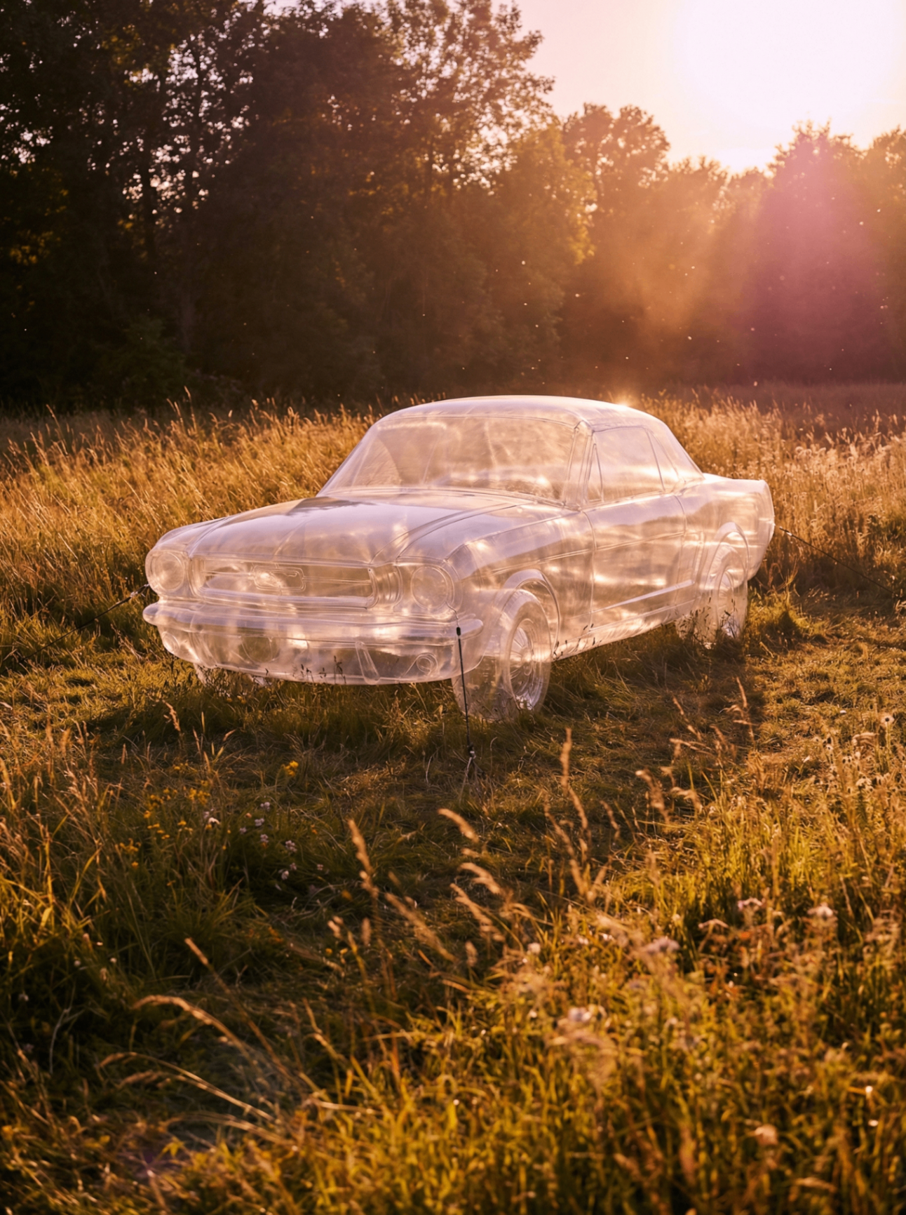 Inflatable Mustang